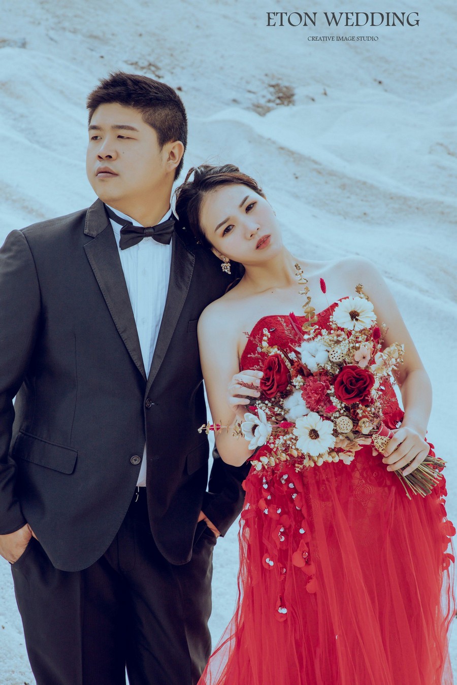 台南自然婚紗,七股鹽山婚紗